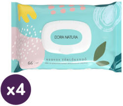 Dora Natura Nedves törlőkendő (4x66 lap)