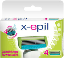 X-Epil Női borotva betét 4 pengés (4 db) - pelenka