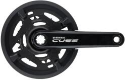 Shimano Cues FC-U4010-2 Linkglide integrált tengelyes hajtómű, 26-40T, 2x9s, 2x10s, 2x11s, 175 mm, LV, fekete