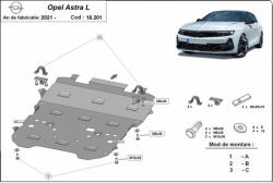 Scut Protection Opel Astra L, 2021-2024 - Acél Motorvédő lemez