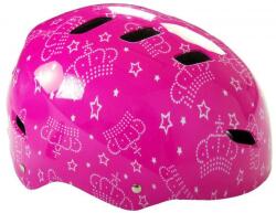 Volare - Kerékpáros és gördeszkás sisak, Pink Queen 55-57 cm