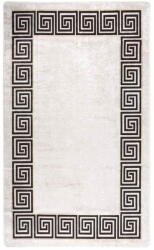 vidaXL fehér-fekete mosható csúszásgátló szőnyeg 120 x 170 cm 373988