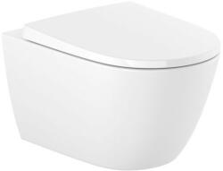 Roca Ona perem nélküli fali WC csésze 36x53 cm, Soft-Close ülőkével, fehér A34H688000 (A34H688000)