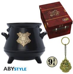  Ajándék készlet Harry Potter - Gift Set Premium (bögre, jelvény, kulcstartó)