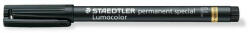 STAEDTLER Alkoholos marker, 0, 6 mm, STAEDTLER "Lumocolor® special 319 F", fekete (TS319FFK) (TS319FFK)