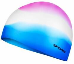 Spokey ABSTRACT Szilikon úszósapka, rózsaszín-fehér-kék