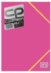 COOLPACK x műanyag gumis mappa - A4 - neon pink (52146CP)