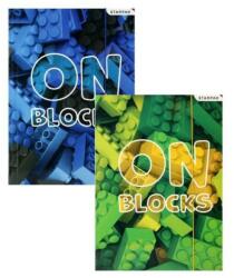 Starpak On Block építőkocka mintájú gumis mappa - A4 - Starpak (IMO-SP-447890-2FELE)