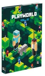Oxybag PlayWorld füzetbox - A4 - zöld (IMO-KPP-8-79224) - lurkojatek