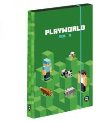 Oxybag PlayWorld füzetbox - A4 - zöld (IMO-KPP-8-75323) - lurkojatek
