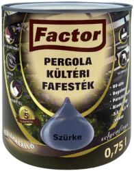 Festékbázis Factor Pergola szürke 10 l kültéri fafesték