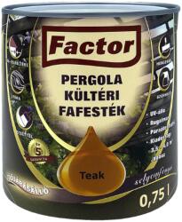 Festékbázis Factor Pergola teak 10 l kültéri fafesték