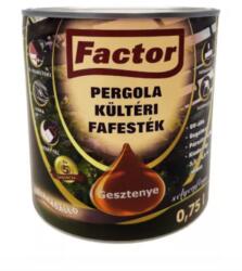 Festékbázis Factor Pergola gesztenye 10 l kültéri fafesték