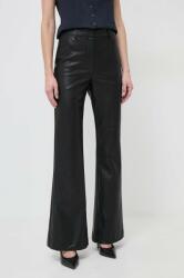 Bardot nadrág női, fekete, magas derekú trapéz - fekete XS - answear - 37 590 Ft