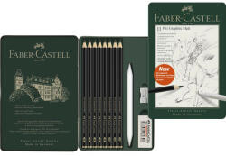 Faber-Castell AG Grafitceruza Készlet Pitt Matt 11 Darab/Doboz Fém Dobozban (ST115220)