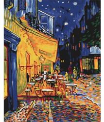 Brushme Számozott kifestő Brushme 40x50cm Night cafe in Arles. Van Gogh (BS51338)