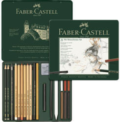 Faber-Castell AG Pitt Monochrome Szett 21 Darab/Doboz Közepes Fém Dobozban (ST112976)