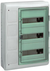 Schneider Electric Schneider 13440 Kiselosztó KAEDRA 3x12 modul+4 nyílás szürke fk. műa. IP65 PE+N átl. ajtó (13440)