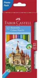 Faber-Castell Színes ceruza készlet 12db-os + 1 grip ceruza FABER hatszögű test