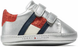 Tommy Hilfiger Pantofi Velcro Shoe Silver T0A4-32110-1070 Argintiu