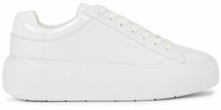Calvin Klein Sneakers Bubble Cupsole Lace Up HW0HW01659 Alb