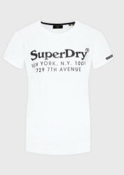 Superdry Tricou Vintage Venue Interest W1010844A Alb Regular Fit