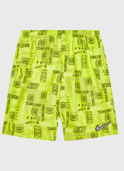 Nike Pantaloni scurți pentru înot Logo Mashup NESSC791 Verde Regular Fit