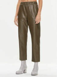 MAX&Co MAX&Co. Pantaloni din imitație de piele Creativo 77840723 Maro Relaxed Fit