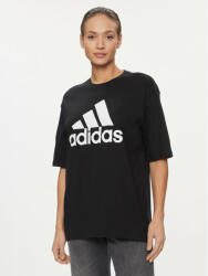 adidas Tricou Essentials Big Logo Boyfriend T-Shirt HR4931 Negru Loose Fit