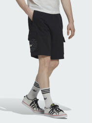 adidas Pantaloni scurți sport Graphic Ozworld HL9257 Negru Regular Fit