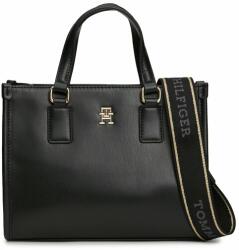 Tommy Hilfiger Geantă Th Monotype Mini Tote AW0AW15977 Negru