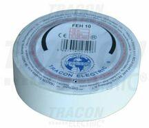 TRACON Szigetelőszalag fehér 18mm x 10m PVC 90°C max. TRACON - FEH10 (FEH10)