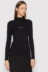 Calvin Klein Bluză cu gât J20J216606 Negru Slim Fit