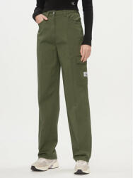 Calvin Klein Jeans Pantaloni din material J20J221297 Verde Straight Fit