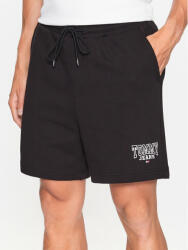 Tommy Jeans Pantaloni scurți sport Entry Price Beach DM0DM16876 Negru Regular Fit