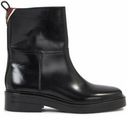 Tommy Hilfiger Botine Cool Elevated Ankle Bootie FW0FW07487 Negru