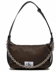 Calvin Klein Geantă Nylon Chain Shoulder Bag22 K60K611225 Negru