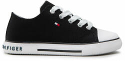 Tommy Hilfiger Teniși Low Cut Lace-Up Sneaker T3X4-32207-0890 M Negru