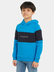 Tommy Hilfiger Bluză Essential Colorblock KB0KB08385 S Albastru Regular Fit