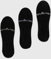 Emporio Armani Underwear zokni 3 db fekete, férfi - fekete S/M