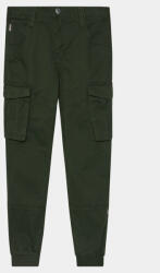 NAME IT Pantaloni din material Ryan 13151735 Verde Regular Fit