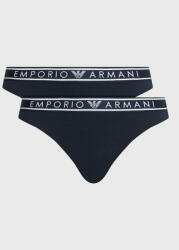 Emporio Armani Underwear Set 2 perechi de chiloți de damă clasici 163334 3R227 00135 Bleumarin