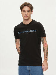 Calvin Klein Jeans Tricou J30J322344 Negru Slim Fit