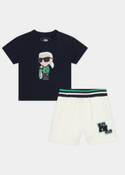 Karl Lagerfeld Kids Set tricou și pantaloni scurți Z30130 M Colorat Regular Fit