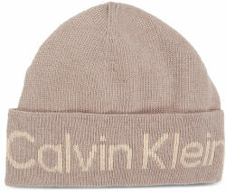 Calvin Klein Căciulă Logo Reverso Tonal Beanie K60K611151 Bej