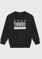 Tommy Hilfiger Bluză Checker Board KB0KB07779 M Negru Regular Fit