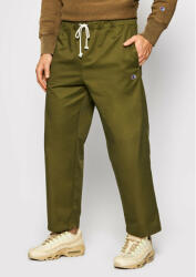 Champion Pantaloni din material 216544 Verde Regular Fit