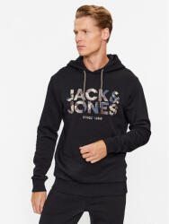JACK & JONES Bluză James 12235338 Negru Regular Fit