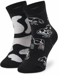 Todo Socks Șosete Lungi pentru Copii Wow Cow Negru