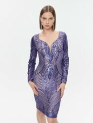 Fracomina Rochie cocktail FQ23WD1003W66701 Violet Slim Fit